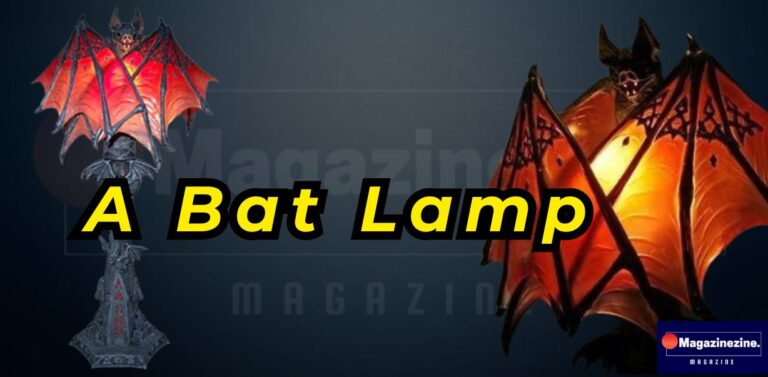 A bat lamp