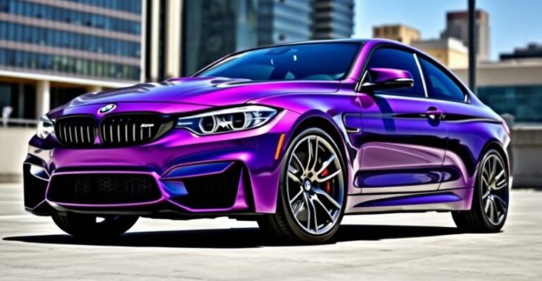 BMW Purple M3