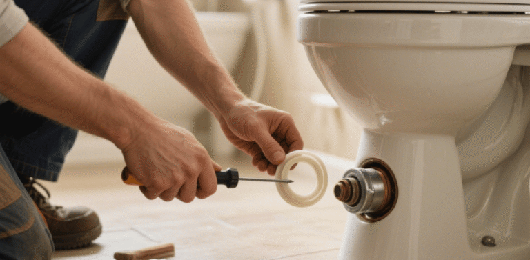 how to replace a toilet wax ring