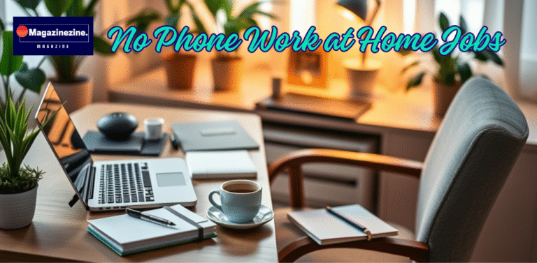 No Phone Work at Home Jobs