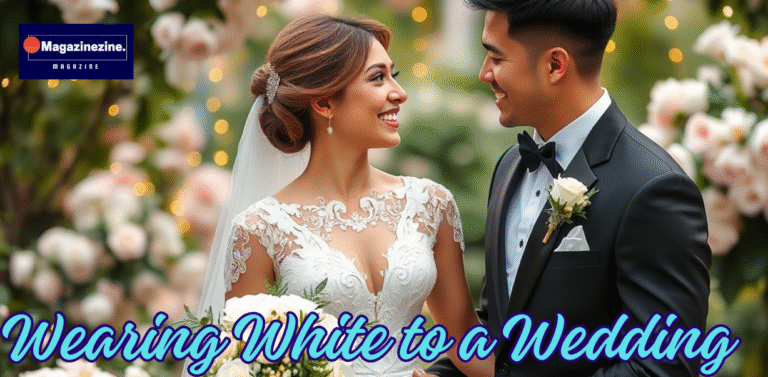 Wearing White to a Wedding