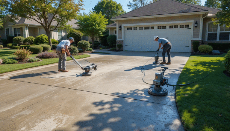 Concrete Driveway Refinishing