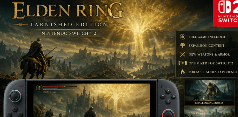 Elden Ring Switch 2 (Tarnished Edition): A Complete Guide to Gameplay, Features, Performance, Open World Exploration, and the First Full AAA Handheld Souls Experience