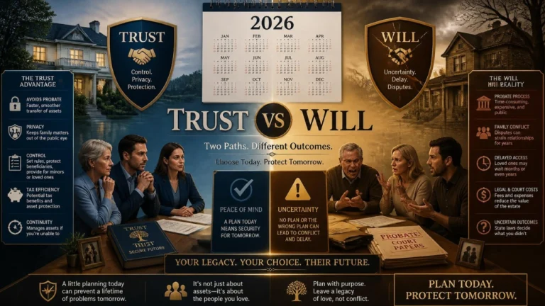 Trust vs. Will: A Complete Guide to Which Estate Plan Is Right for Your Family in 2026 Probate, Privacy