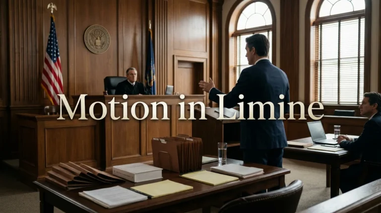 Motion in Limine
